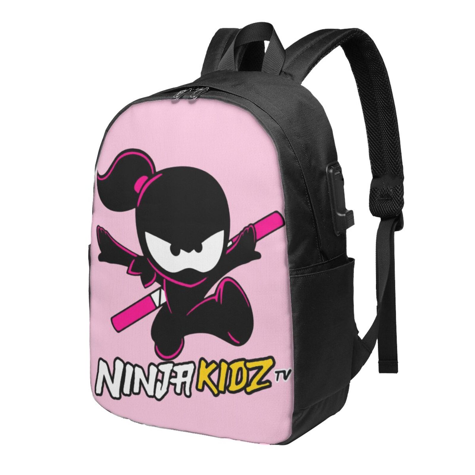 Ninja Kidz 17 Inch Laptop Backpack With Usb Charging Port Travel Bags ...