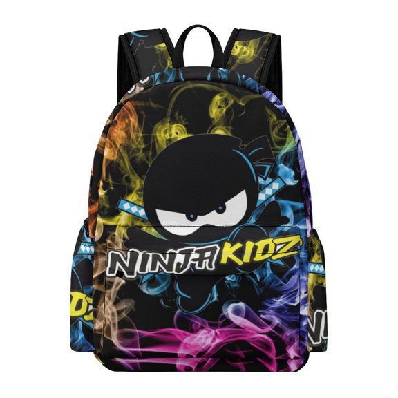 Ninja Kidz Adult Backpack Bookbag Large Capacity Daypack Rucksack for Outdoor Travel