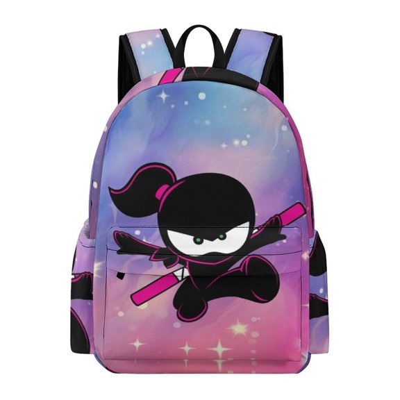 Ninja Kidz Adult Backpack Bookbag Large Capacity Daypack Rucksack for Outdoor Travel