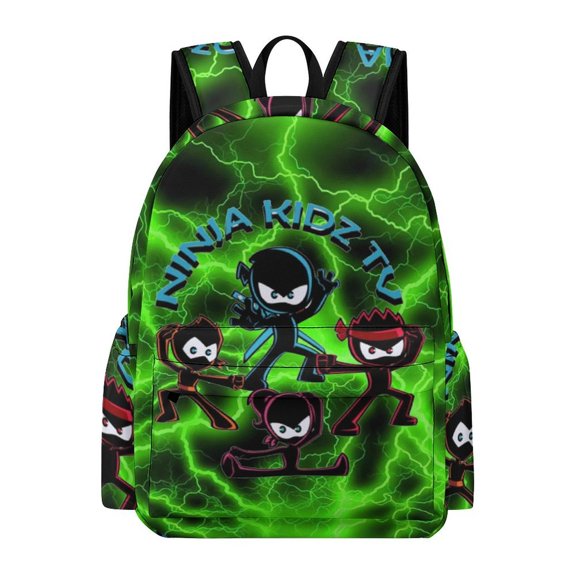 Ninja Kidz Adult Backpack Bookbag Large Capacity Daypack Rucksack for Outdoor Travel