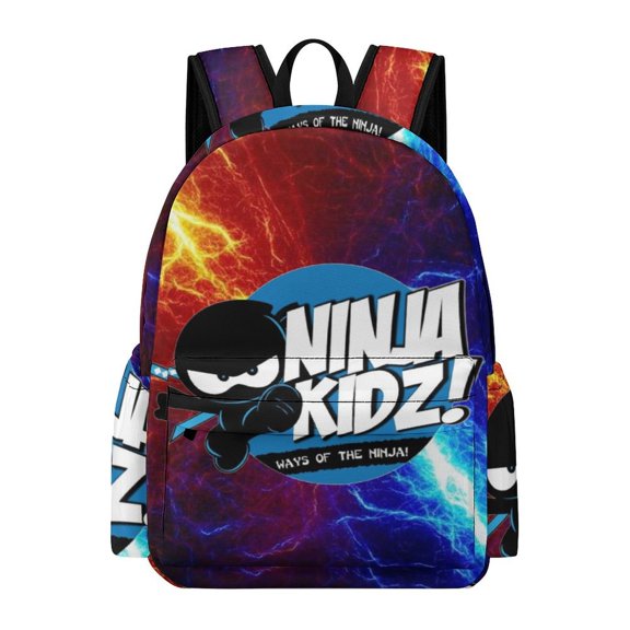 Ninja Kidz Adult Backpack Bookbag Large Capacity Daypack Rucksack for Outdoor Travel