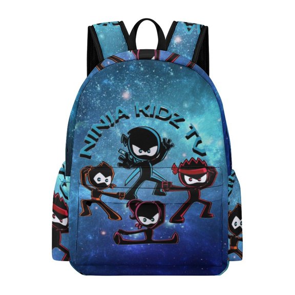 Ninja Kidz Adult Backpack Bookbag Large Capacity Daypack Rucksack for Outdoor Travel