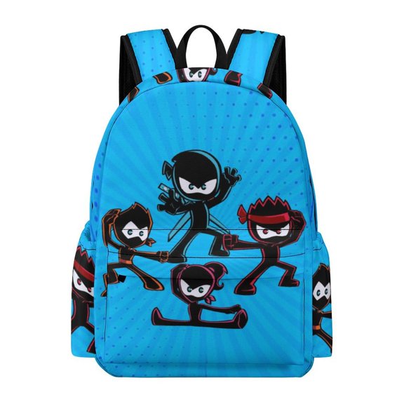 Ninja Kidz Adult Backpack Bookbag Large Capacity Daypack Rucksack for Outdoor Travel