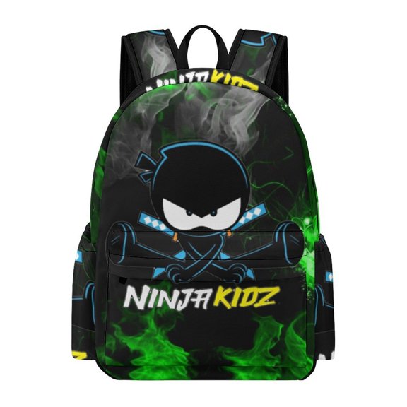 Ninja Kidz Adult Backpack Bookbag Large Capacity Daypack Rucksack for Outdoor Travel