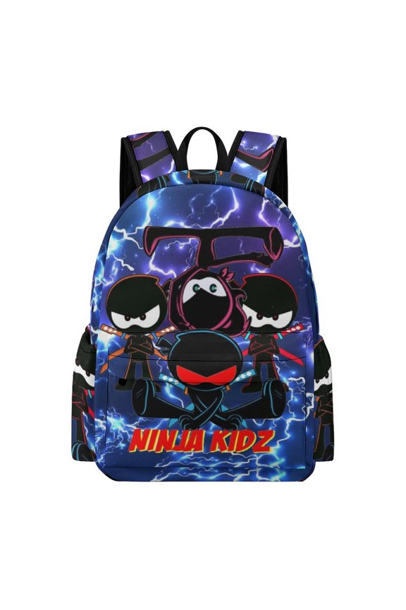 Ninja Kidz Adult Backpack Bookbag Large Capacity Daypack Rucksack for Outdoor Travel