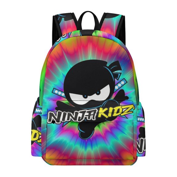 Ninja Kidz Adult Backpack Bookbag Large Capacity Daypack Rucksack for Outdoor Travel