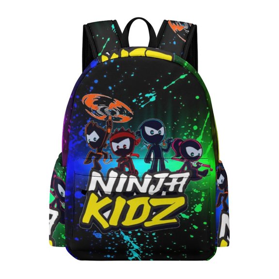 Ninja Kidz Adult Backpack Bookbag Large Capacity Daypack Rucksack for Outdoor Travel