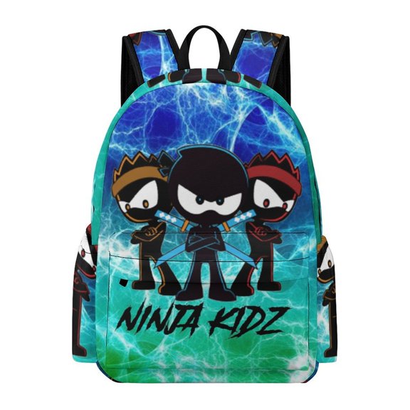 Ninja Kidz Adult Backpack Bookbag Large Capacity Daypack Rucksack for Outdoor Travel