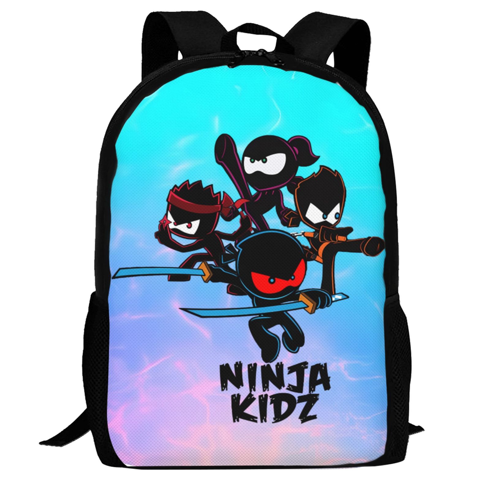 Ninja Kidz Backpack,3d Print Laptop Backpack Lightweight Casual Daypack ...