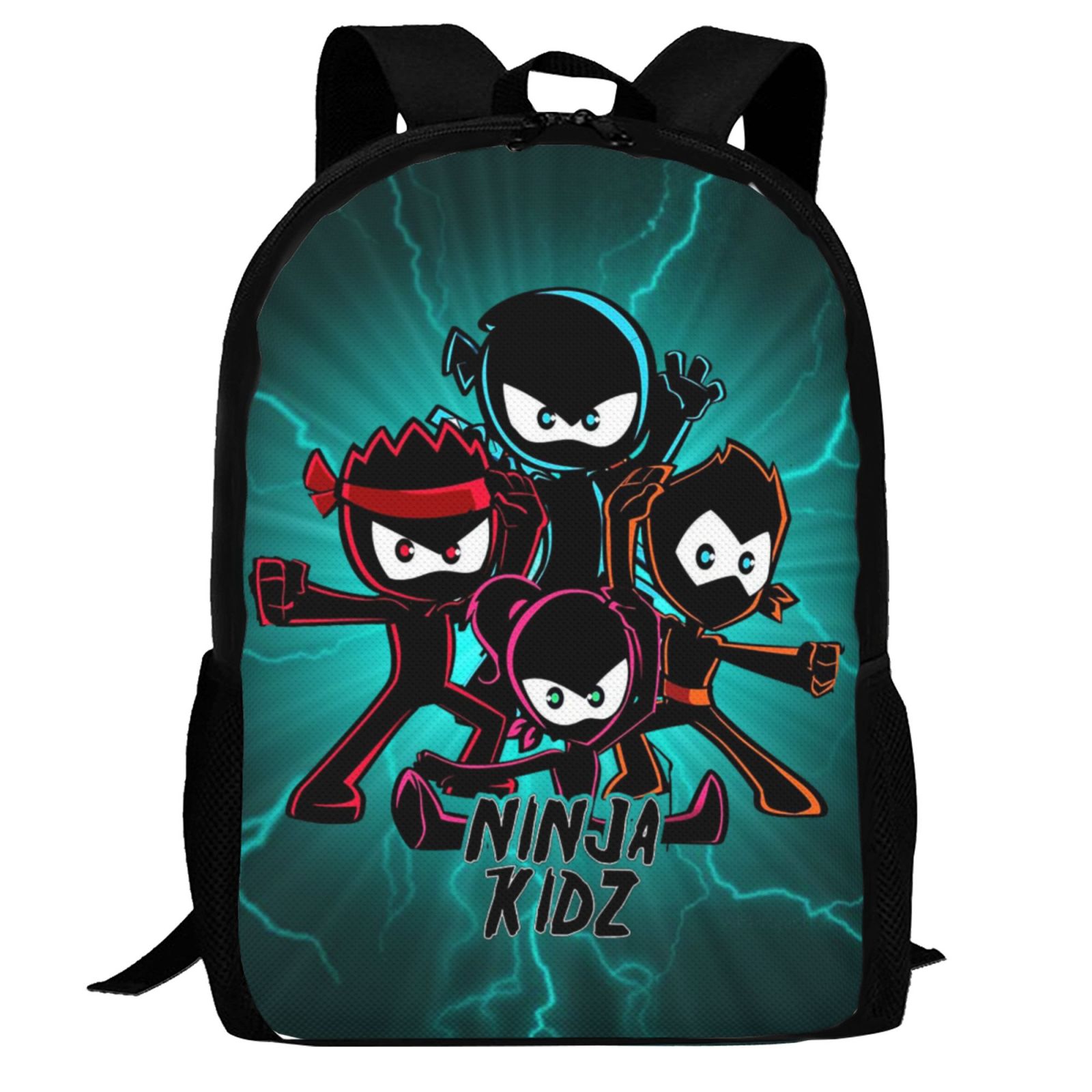 Ninja Kidz Backpack,3d Print Laptop Backpack Lightweight Casual Daypack ...