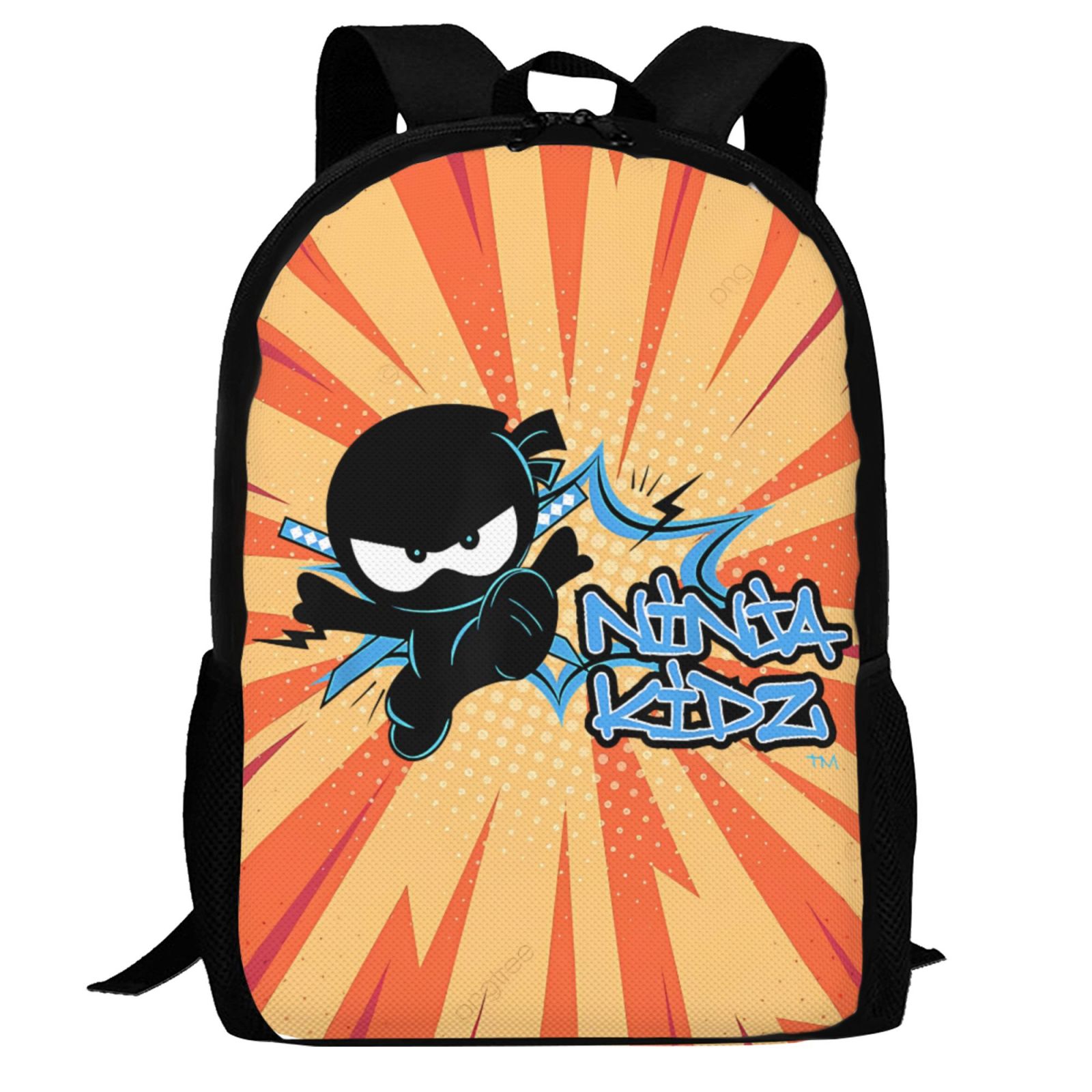 Ninja Kidz Backpack,3d Print Laptop Backpack Lightweight Casual Daypack ...