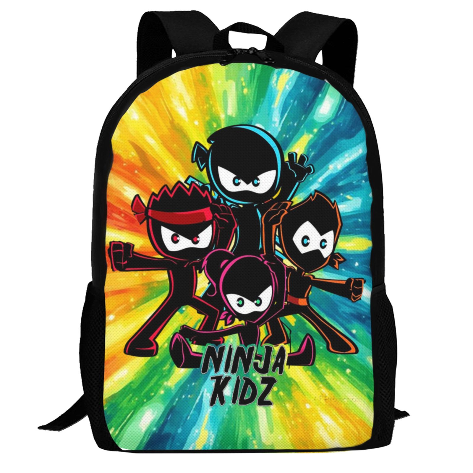 Ninja Kidz Backpack,3d Print Laptop Backpack Lightweight Casual Daypack ...