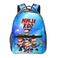 thumbnail image 1 of Ninja Kidz Backpack Lightweight Bookbag Casual Daypack For Women Men Travel Laptop Bag Multifunctional Bag, 1 of 6