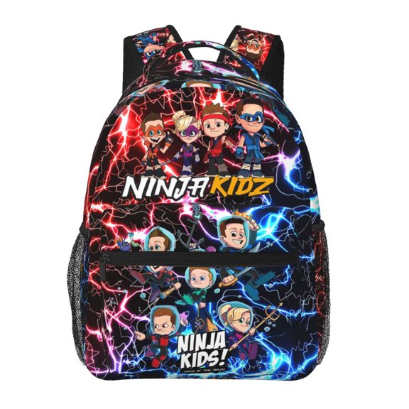Ninja Kidz Backpack Lightweight Bookbag Casual Daypack For Women Men Travel Laptop Bag Multifunctional Bag