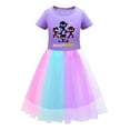 thumbnail image 1 of Ninja Kidz Character Dress for Girls – Rainbow Tulle Skirt and Cotton Top – Comfortable Kids for Dress-Up, Playdates, and Celebrations, 1 of 4
