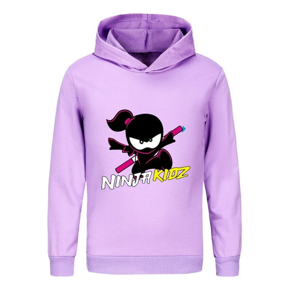 Ninja Kidz Cosplay Hoodie – Kids Long Sleeve Pullover Sweatshirt for Boys Girls