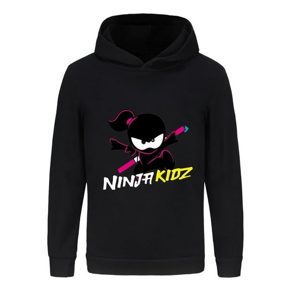 Ninja Kidz Cosplay Hoodie – Kids Long Sleeve Pullover Sweatshirt for Boys Girls