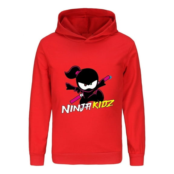 Ninja Kidz Cosplay Hoodie – Kids Long Sleeve Pullover Sweatshirt for Boys Girls
