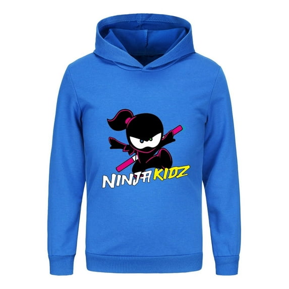 Ninja Kidz Cosplay Hoodie – Kids Long Sleeve Pullover Sweatshirt for Boys Girls