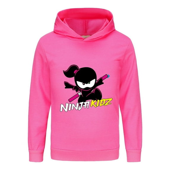 Ninja Kidz Cosplay Hoodie – Kids Long Sleeve Pullover Sweatshirt for Boys Girls