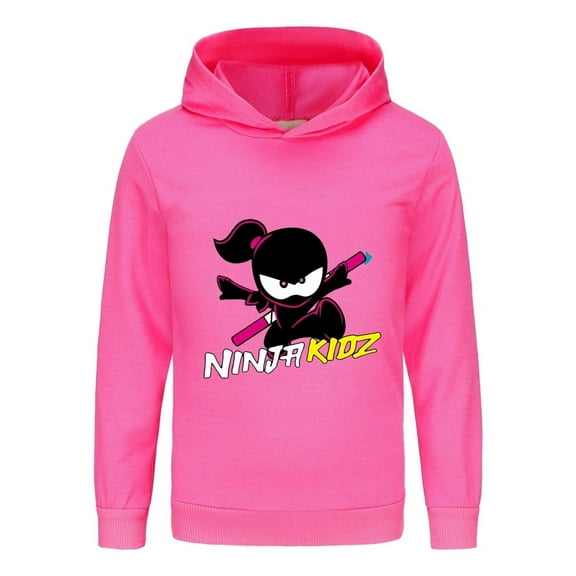 Ninja Kidz Cosplay Hoodie – Kids Long Sleeve Pullover Sweatshirt for Boys Girls
