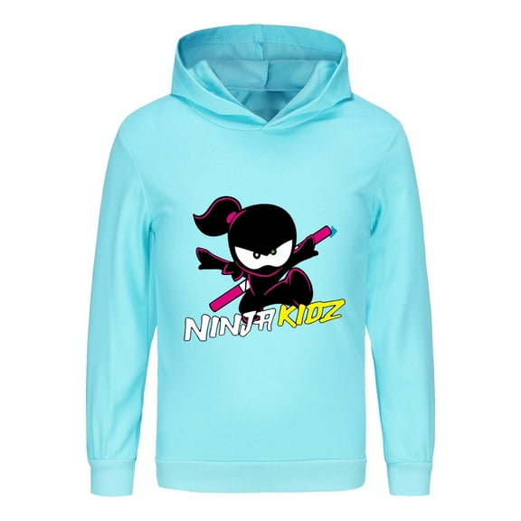 Ninja Kidz Cosplay Hoodie – Kids Long Sleeve Pullover Sweatshirt for Boys Girls