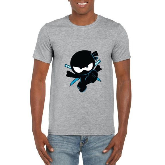 Ninja Kidz Funny Martial Arts Stealth Warrior Cute Cool T-Shirt, for men & women, up to size 5XL