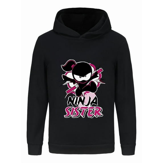 Ninja Kidz Hoodie – Boys Girls Youth Pullover Sweatshirt with Colorful Design for Kids