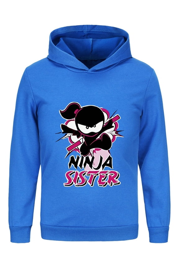 Ninja Kidz Hoodie – Boys Girls Youth Pullover Sweatshirt with Colorful Design for Kids