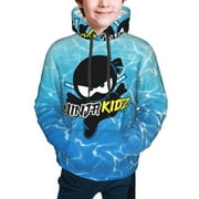 WOODYOTIME Ninja Kidz Kids' Hoodie 3d Print Sweatshirt Soft Pullover Hooded With Big Pockets For Boys Or Girls Small