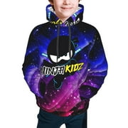 WOODYOTIME Ninja Kidz Kids' Hoodie 3d Print Sweatshirt Soft Pullover Hooded With Big Pockets For Boys Or Girls Small