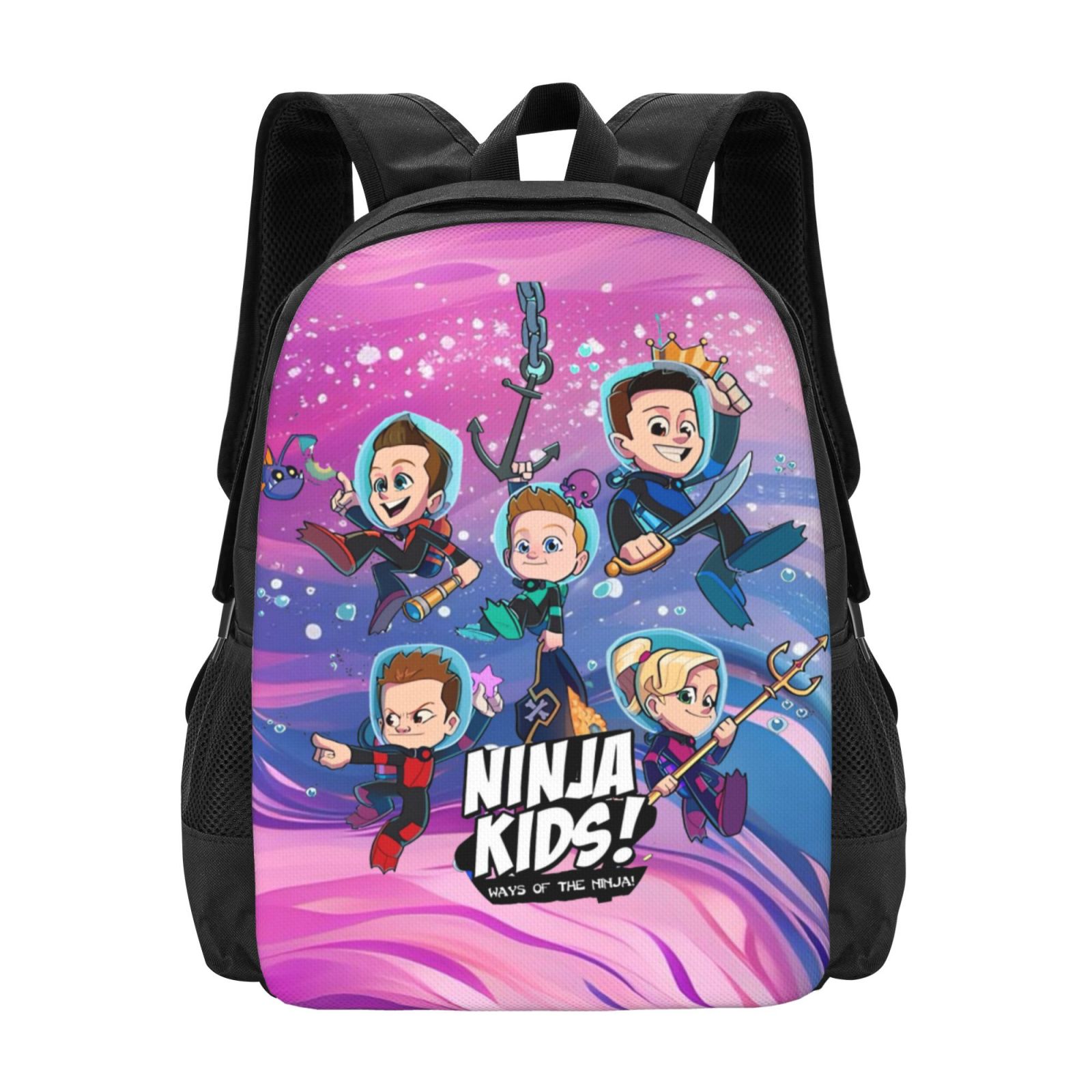 Ninja Kidz Laptop Backpack Comfort Backpack Casual Sports 3d Print ...