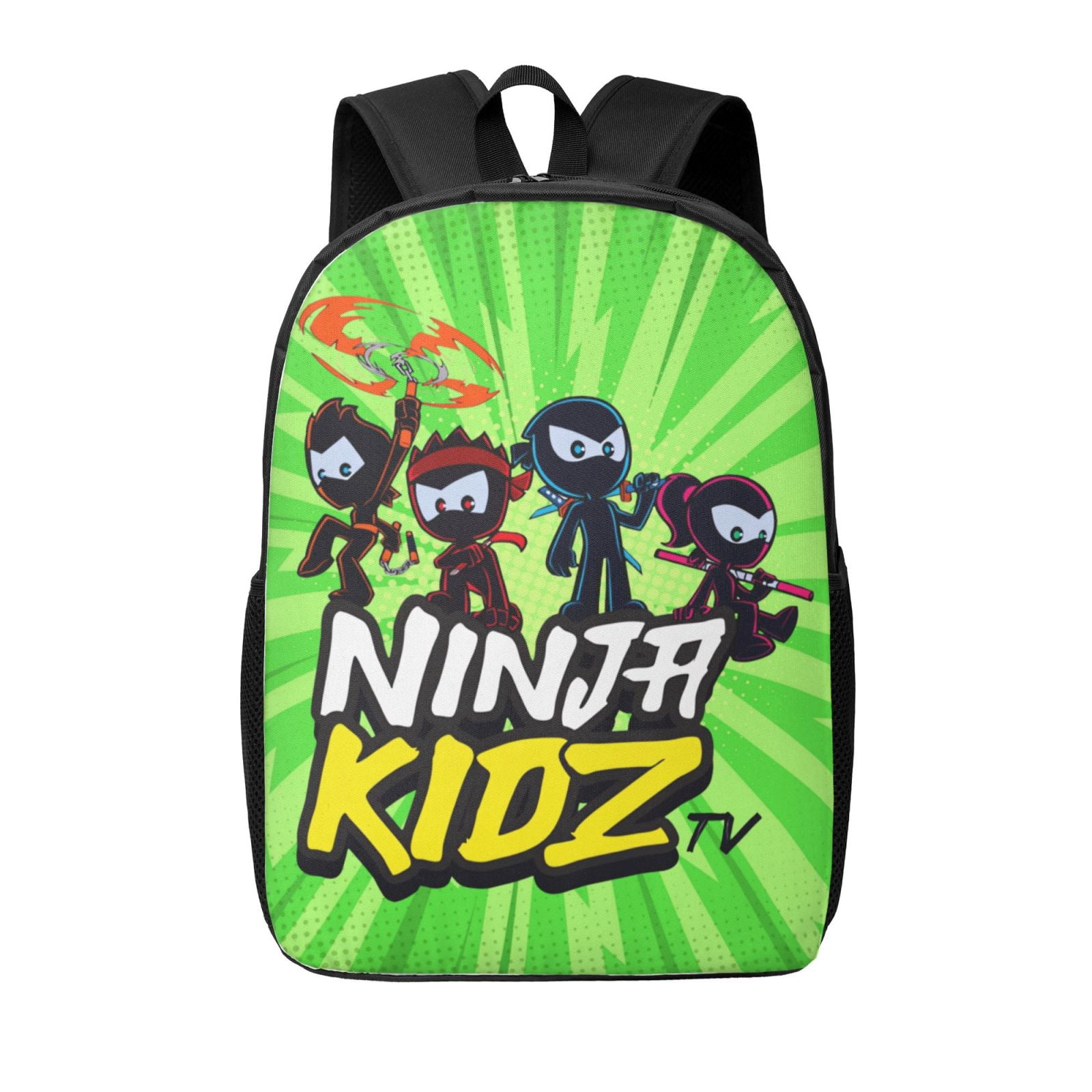 Ninja Pattern Print Backpack