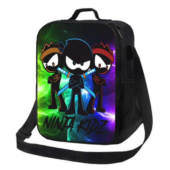 Ninja Kidz Lunch Bag Lunch Box Lightweight Durable Lunch Tote Bag Portable Reusable Lunch Box Tote For Work Sport Picnic Camping
