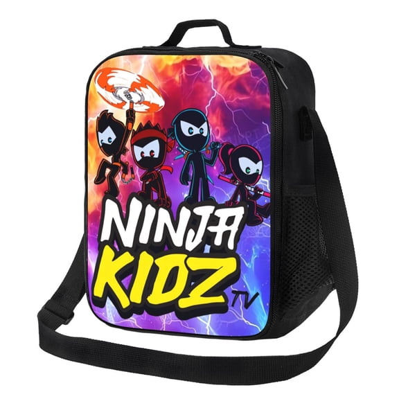 Ninja Kidz Lunch Bag Lunch Box Lightweight Durable Lunch Tote Bag Portable Reusable Lunch Box Tote For Work Sport Picnic Camping