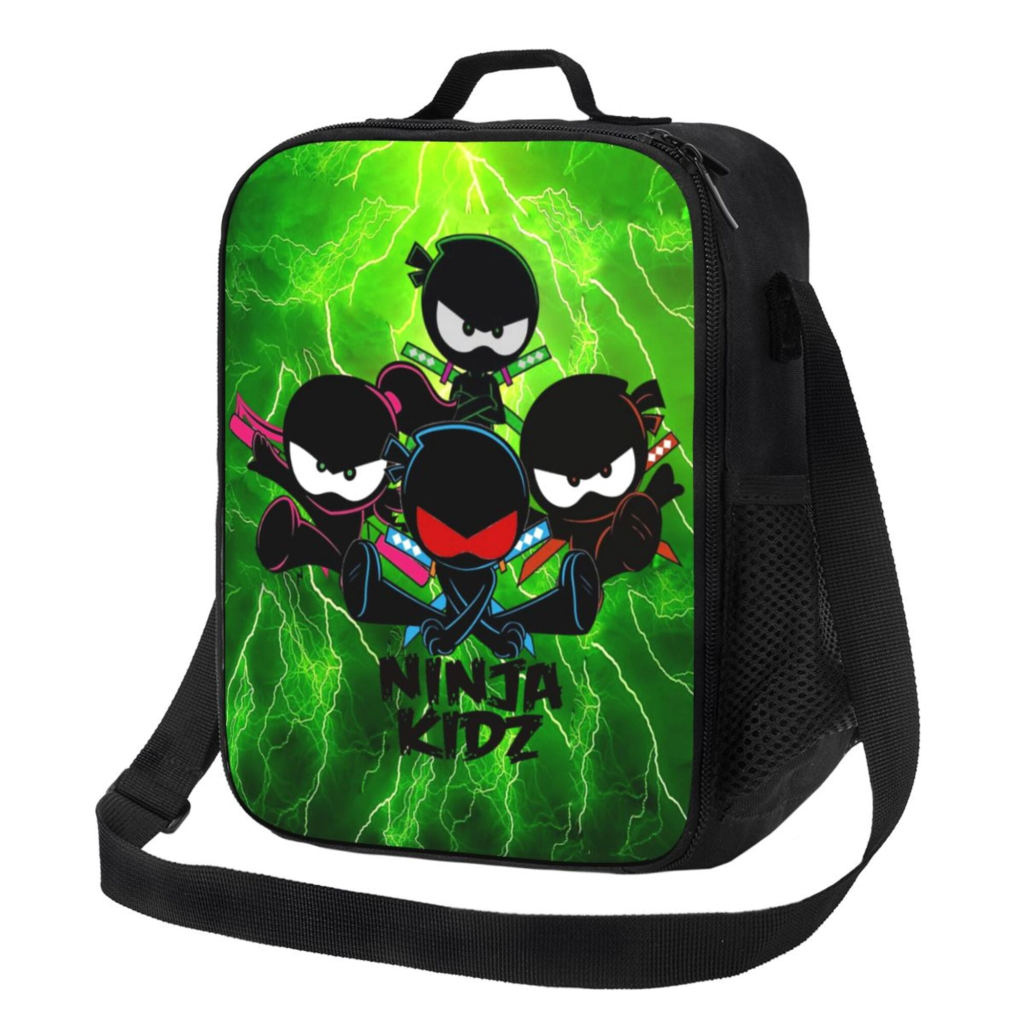 Ninja Kidz Lunch Bag Lunch Box Lightweight Durable Lunch Tote Bag ...