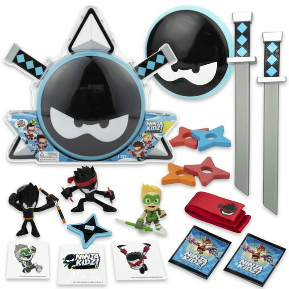 Ninja Kidz Mystery Warrior pack Official Brand Merchandise Toys and Figures for Ages 3 and up