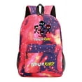 thumbnail image 1 of Ninja Kidz Nebula Red Backpack, Cosmic Galaxy Burst Print Laptop Daypack for School, Teens, and Daily Travel Use, 1 of 2