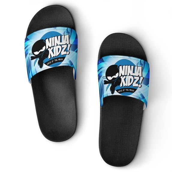 Ninja Kidz Ninja Kidz Shower Slippers for Women & Men Non-Slip House Shoes Slide Sandals for Bathroom Home Beach Travel Dorm