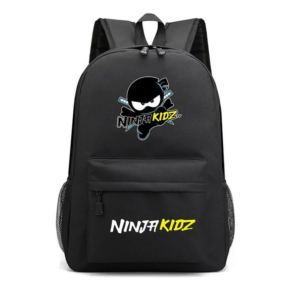 Ninja Kidz School Backpack Colorful Character Bag Durable Lightweight Travel Bookbag with Pockets for Students, Gifts, and Daily Use