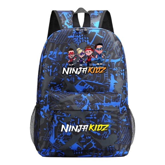 Ninja Kidz Tactical Camo Backpack, Cool Anime Gaming Daypack for School and Travel, Lightweight and Durable for Daily Gear