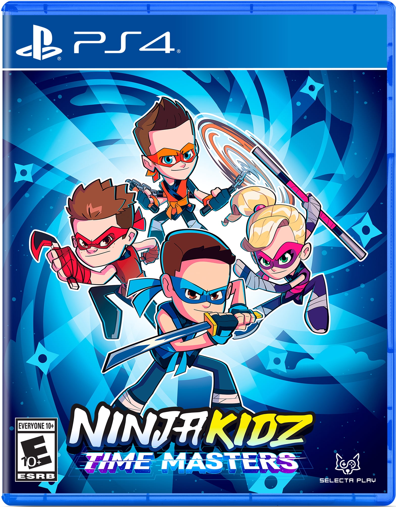 Ninja Kidz Time Masters Video Game, Fun Co-Op for Kids, PS4