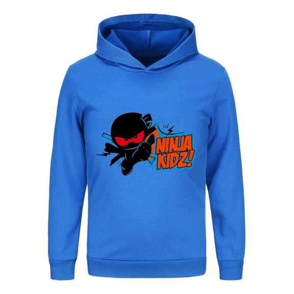 Ninja Kidz Youth Hoodie – Kids Sweatshirt with Colorful Print, Boys Girls Activewear for School or Play