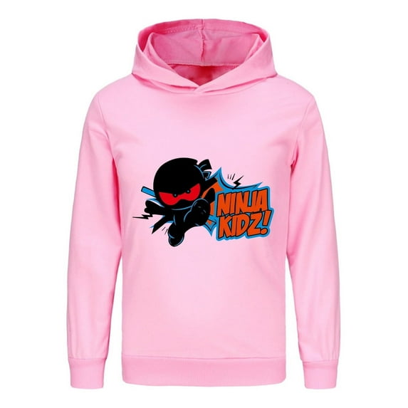Ninja Kidz Youth Hoodie – Kids Sweatshirt with Colorful Print, Boys Girls Activewear for School or Play