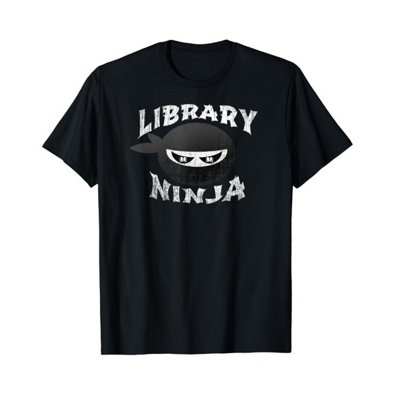 Ninja Librarian Multitasking School Library Nerd Team T-Shirt Size S-5XL
