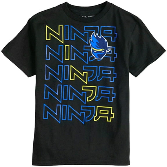 Ninja Logo Big Boy's T-Shirt - Small (8)