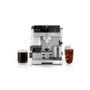 Ninja Luxe Caf  Premier Espresso Machine, Drip Coffee, Cold Brew, Grinder, Tamper, Frother, Silver