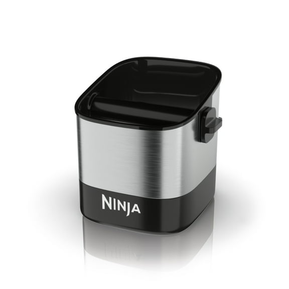 Ninja Luxe Cafe Knock Box, Accessories for Espresso Machine, Easy & Mess-Free Puck Disposal, Coffee & Espresso Grounds, Non-slip Base