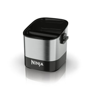 Ninja Luxe Caf Knock Box, Accessories for Espresso Machine, Easy & Mess-Free, Holds 10 Double Shot Pucks, XSKKNOCKBOX