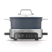 Ninja 10-in-1 Everyday PossibleCooker Pro 6.5-Qt, Slow Cook, Sear/Saut , 8Cooking Functions, Family-Sized Capacity, MC1101 Midnight Blue